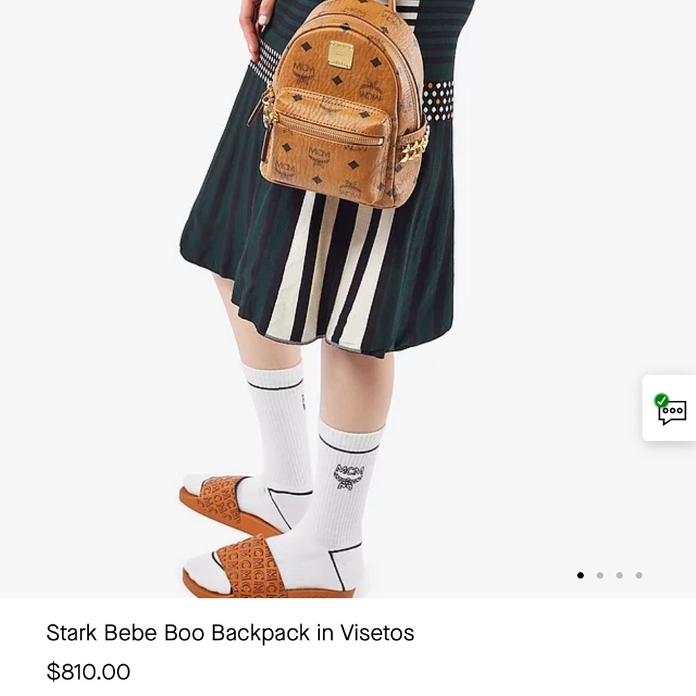 MCM Stark Bebe Boo Backpack - Picture 6 of 7